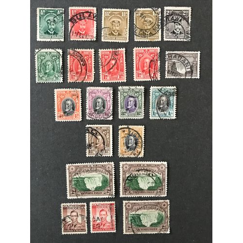 Zimbawe Rhodesie Du Sud 21 Timbres De 1924 A 1941