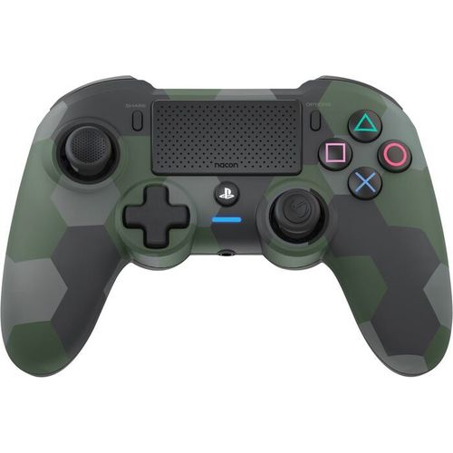 Manette Officielle Ps4 - Sans Fil - Nacon Assymetrique - Camo Green