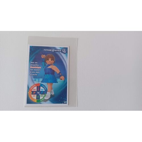 Carte Carrefour Playmobil 2021 Le Monde Du Sport Patinage Artistique 80