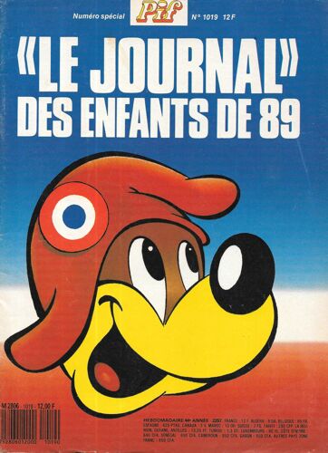 Pif N°1019 (10/1988) - Numéro Spécial "Le Journal Des Enfants De 89"