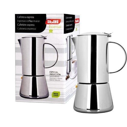 Ibili 620304 Cafetière Express Essential 4 Tasses Inox 18/10