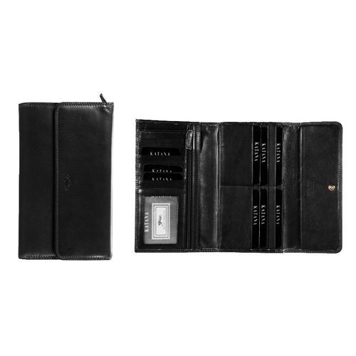 Compagnon / Porte-chéquier Katana K 753080 - Noir