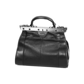 Sac Diligence Katana Cuir de Vachette 83250 - Taille S - Noir