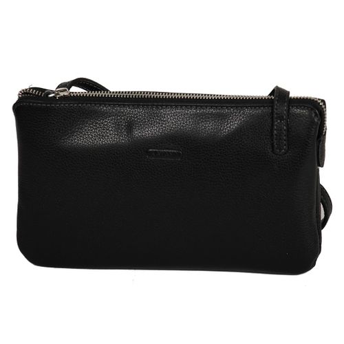 Pochette Katana en Cuir de Vachette grainé 69903 - Noir