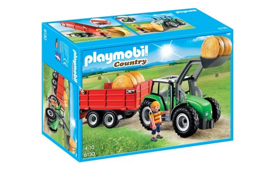 Playmobil 6130 - Tracteur avec pelle et remorque