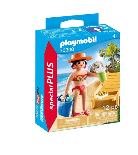 Playmobil 70300 - Vacancière avec transat