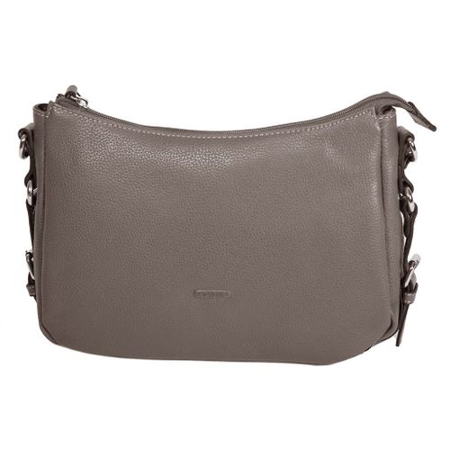 Pochette Katana en Cuir de Vachette grainé 69904 - Taupe