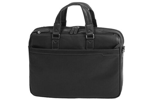 Porte-ordinateur Katana Cuir de Vachette grainé 69355 - Noir