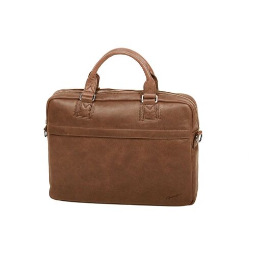 Porte-ordinateur 15' Gérard Hénon Collection Vintage 7181 - Marron clair