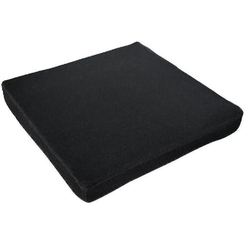 Simple Carré Coussin Éponge Couleur Unie Coton Épaissi Lin Antidérapant Chaise Antidérapant Coussin Antidérapant Carré Noir 40x40x3cm Lin