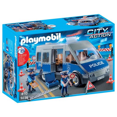 Playmobil 9236 - Fourgon De Policiers Avec Matériel