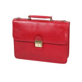 Cartable Katana Cuir de Vachette gras K31025 - Rouge