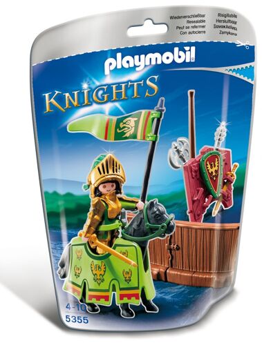 Playmobil  Knights 5355  - Piste De Joute Du Chevalier Aigle D'or