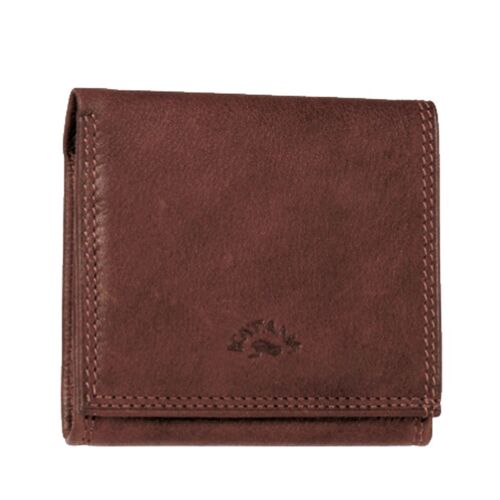 Porte-monnaie Katana Cuir Sauvage K753047 - Chocolat