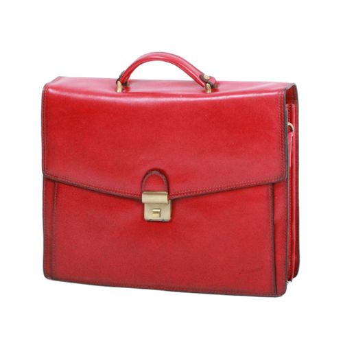 Cartable Katana à bandoulière 3 soufflets K 68131 - Rouge