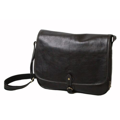 Besace Katana en cuir de Vachette K 32599 - Noir