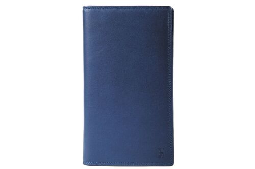 Compagnon / tout-en-un Gérard Henon cuir de Vachette souple GH 33521 - Bleu