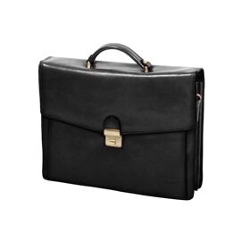 Cartable Katana à bandoulière 3 soufflets K 68131 - Noir