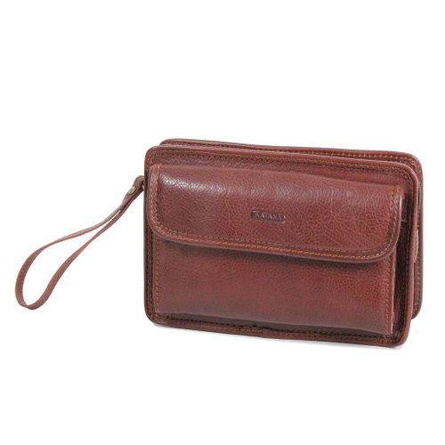 Pochette à glissière Katana K 36111 - Marron