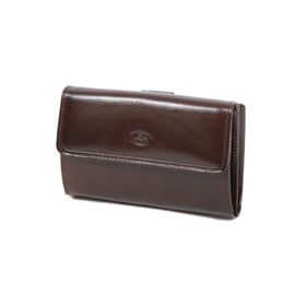 Porte-feuille femme Katana en Cuir de Vachette Collet K 353109 - Chocolat