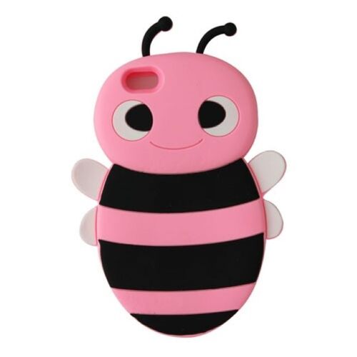 Coque Etui Housse  Abeille Rose Pour Apple Iphone 5/5s