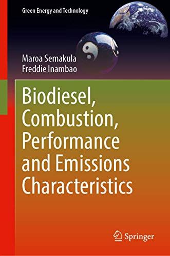 Biodiesel, Combustion, Performance And Emissions Characteristics