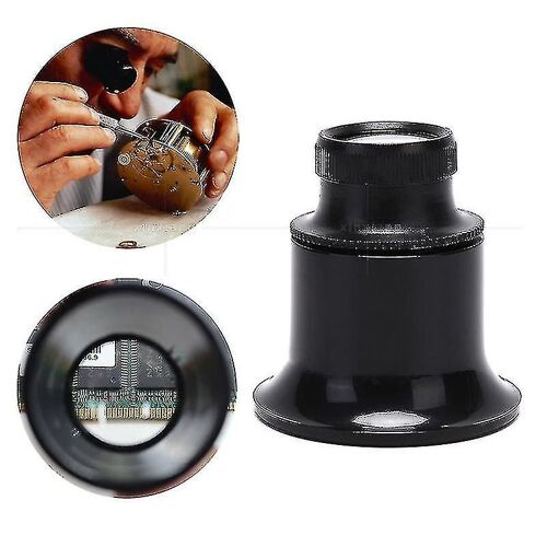 20x Loupe D'horloger, Loupe De Bijoutier D'inspection De Lentille De Bijou Pour Timbre - Xc