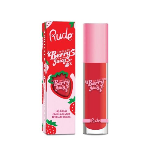 Berry Juicy Lip Gloss - Coral Kiss - Rude Cosmetics - Gloss À Lèvres 
