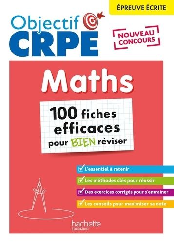 Maths, Épreuve Écrite - 100 Fiches Efficaces Pour Bien Réviser