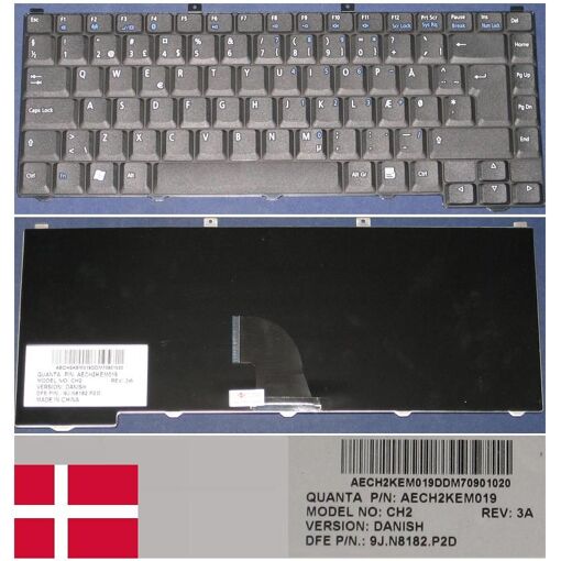 Clavier Azerty Belge Pour Packard Bell EasyNote 0KN04K1BE02 - Neuf, Blanc, Disposition AZERTY