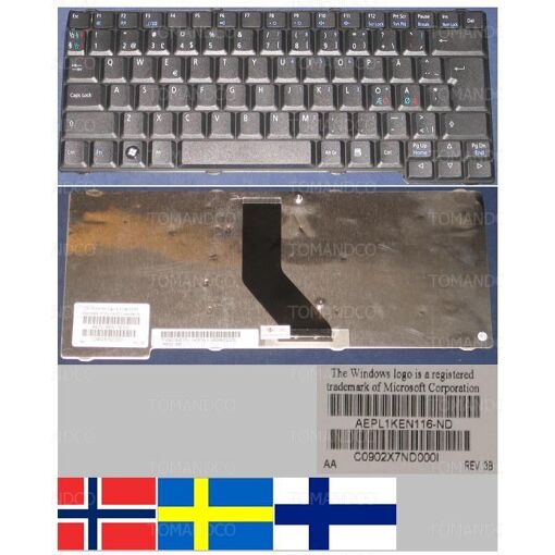 Clavier AZERTY Français Neuf Pour Packard Bell EasyNote MGP30 - Couleur Blanc - Neuf D'origine
