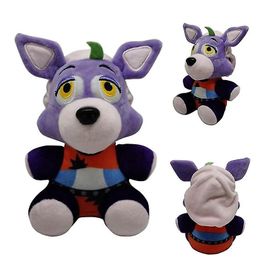 7 » Roxanne Wolf - Fnaf Security Breach Doudou Cinq Nuits Chez Freddy'S Toys Peluche Loup Bleu Type1