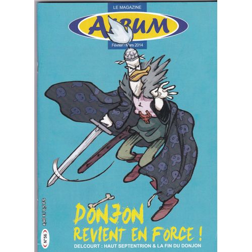 Magazine Album N° 56 De 2014 Donjon Sfar Trondheim Blutch Bezian....