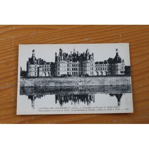 Chateau De Chambord - Construit Par François 1er