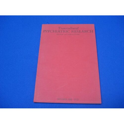 Transcultural Psychiatric Research.  N°15