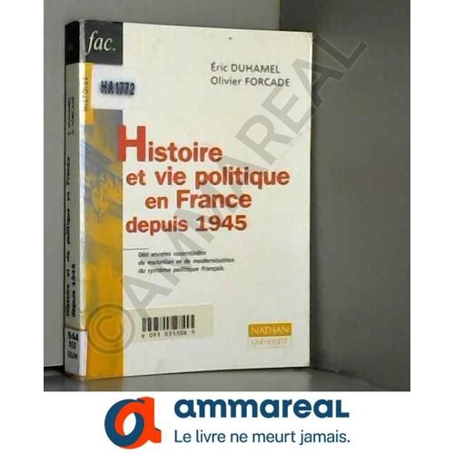 Histoire Et Vie Politique En France Depuis 1945