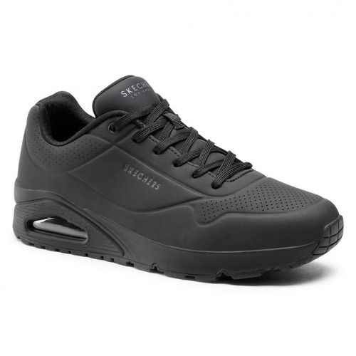 Skechers Street Chaussures De Sport Baskets Basses Hommes-Noir-46