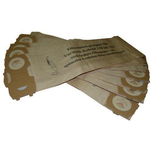 Mister Vac A012 Lot De 8 Sacs Pour Aspirateurs Vorwerk 118, 119, 120, 121 Et 122