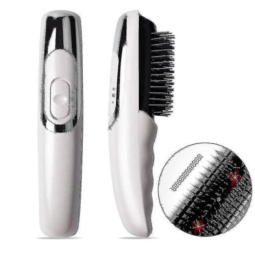 2 En 1 Masseur Électrique Peigne À Cheveux Infrarouge Laser Hair Growth Care Vibration Massage Brush