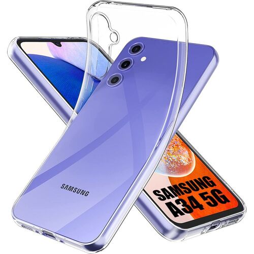 Coque pour Samsung Galaxy A34 5G Silicone Transparent Premium Souple Antichoc - E.F.Connection