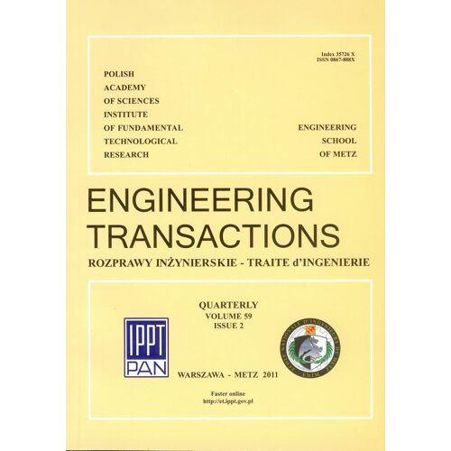 Engineering Transactions (Traité D'ingénierie) - 2011 (Vol. 59, N° 2)