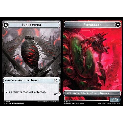 Token - Incubateur / Phyrexian - Magic - L' Invasion Des Machines - 17/23 Recto/Verso