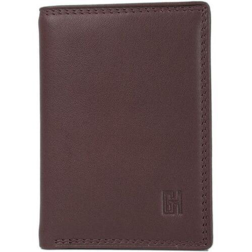 Porte-cartes Gérard Henon Cuir de Vachette Lisse Softline GH 33537 - Marron
