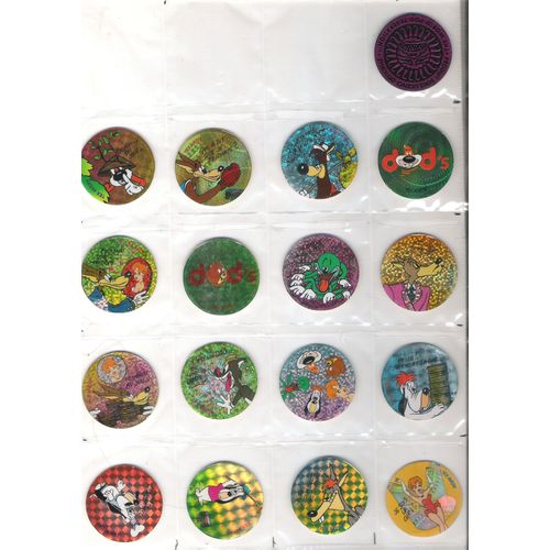 Lot De 16 Pog Pogs Père Dodu Dod's, Soprat + 1 Kini Avimage