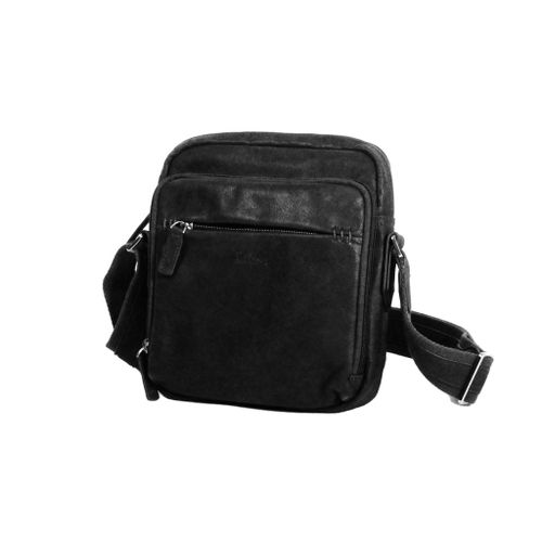 Pochette Katana Cuir de Vachette vieilli K 21162 - Noir