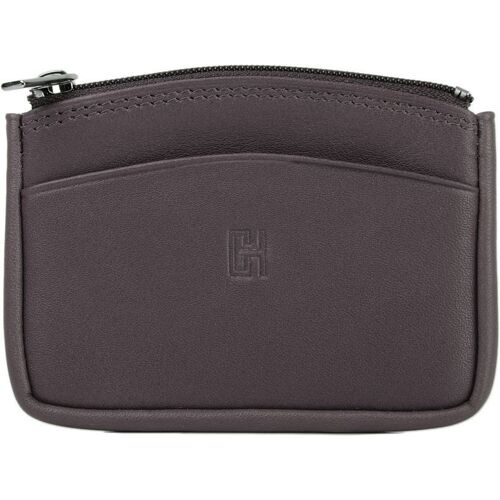 Porte-monnaie Softline Cuir de Vachette Lisse GH 33575 - Marron