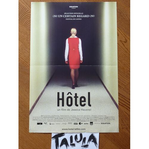Hôtel De Jessica Hausner - Affichette Originale De Cinéma 40 X 60 Cm