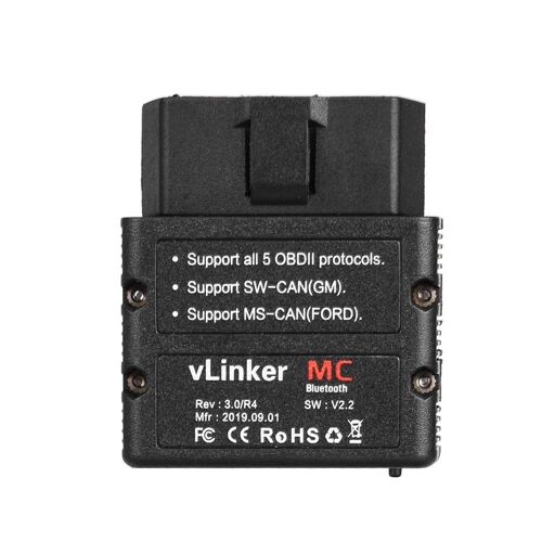 Vgate Vlinker Mc 3.0 Elm329 Obd Sw-Can & Ms-Can Dépannage Automobile