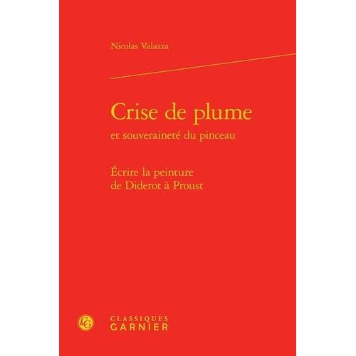 Crise De Plume Et Souveraineté Du Pinceau - Ecrire La Peinture De Diderot À Proust