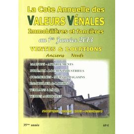 Valeurs Vénales Au 1er Janvier 2013